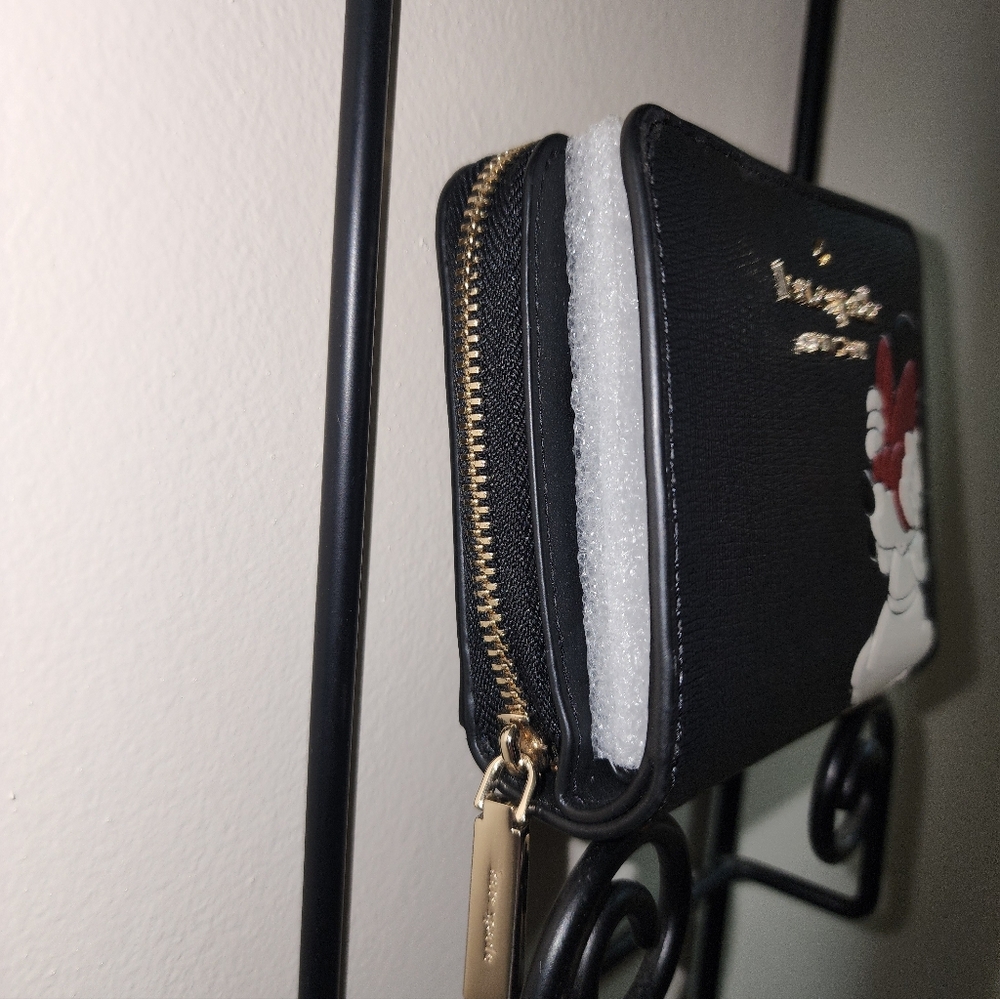 Kate Spade Disney Minnie Mouse Bow Small Wallet NWT - Picture 2 of 5